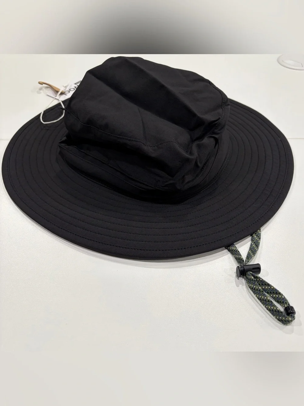 SmartWool Adult Sun Hat UPF 40+ Black L/XL NWT Wool-Blend Vented Crown Fast Dry